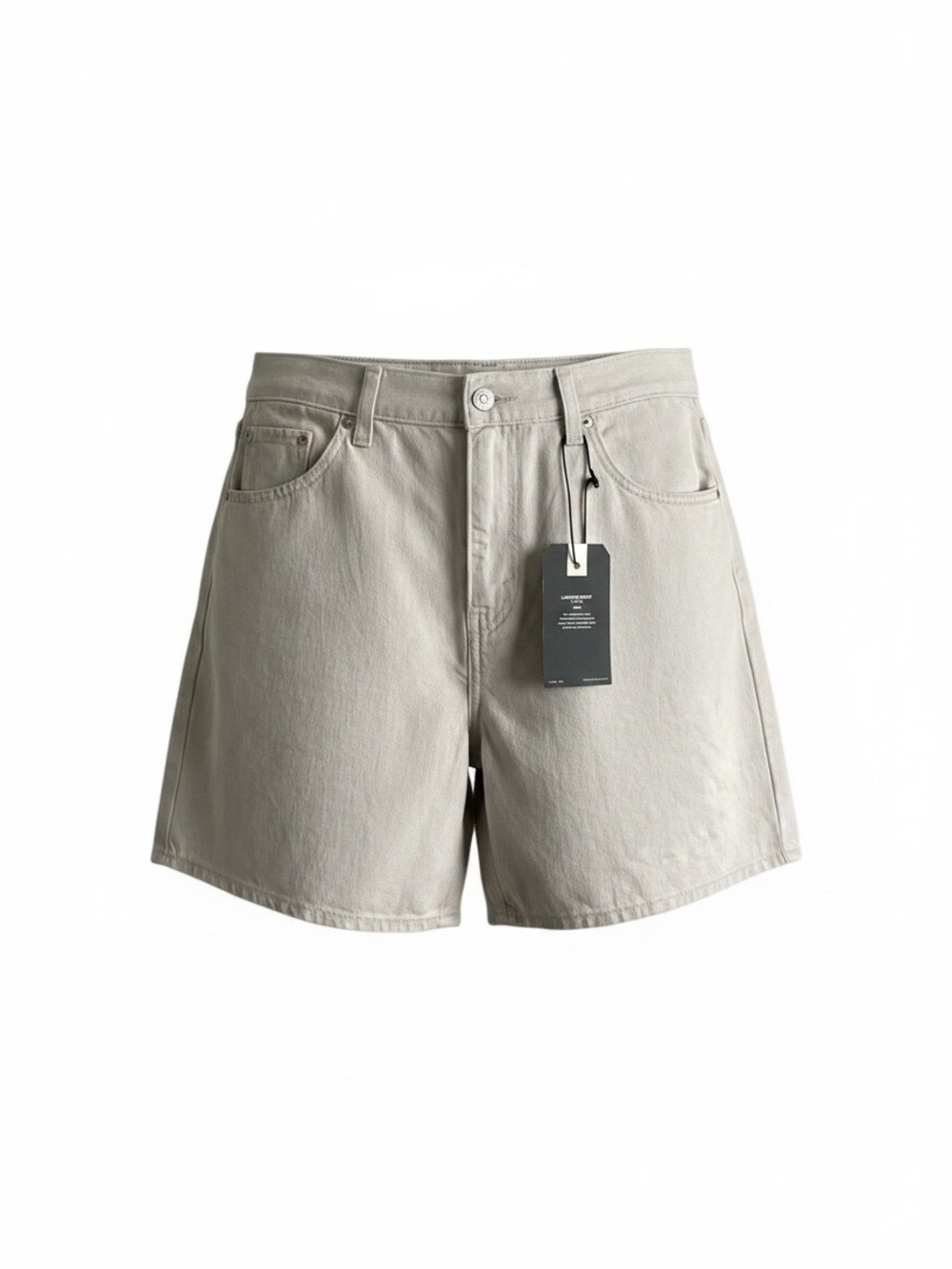 Levi’s Women's‎ High-Rise Casual Shorts in Light Beige-Linen